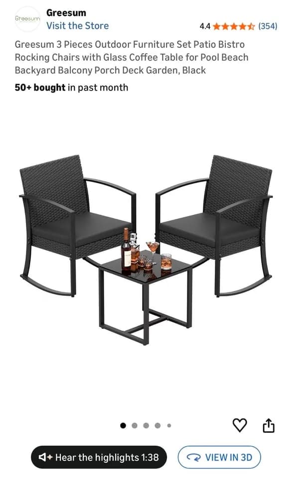 Amazon Home & Kitchen product with View in 3D